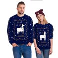 thumbnail image 2 of Sudadera fea de Navidad con estampado 3D de llama para hombre y mujer, suéter de Nochevieja para Navidad, jersey para parejas, jersey para fiestas navideñas, 2 of 5
