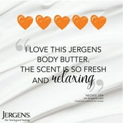 Jergens Sweet Citrus Triple Butter Blend Lotion, Body Moisturizer, Dry Skin, Essential Oils, 7 oz