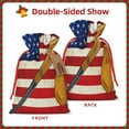 thumbnail image 2 of Honeii American Flag And Baseball Print Small Burlap Bags,Christmas Drawstring Treat Bags Gift Bags Reusable Candy Goodie Wrapping Bags for Holiday Party Favors Supplies -Small, 2 of 9