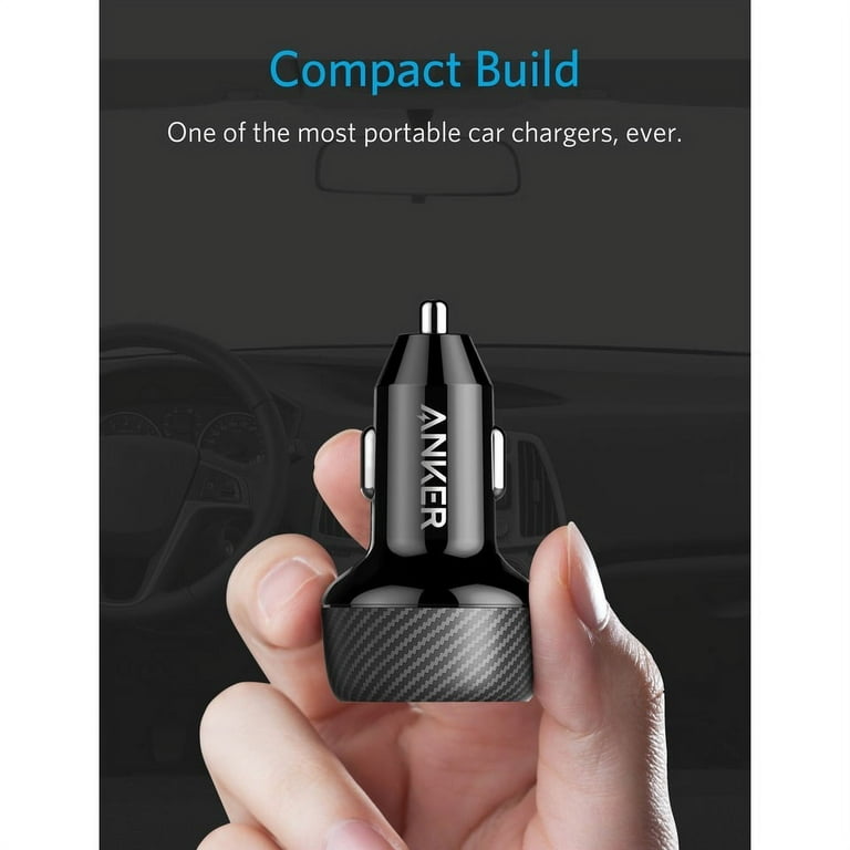 Anker PowerDrive Elite Car Charger 24W Dual USB Fast Charging