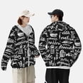 thumbnail image 6 of Sigee Pasta Bacon Print UPF50+ Men's Sun Protection Hoodie Shirt SPF UV Shirt Long Sleeve Fishing Outdoor Lightweight, S-3XL, 6 of 9