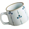 thumbnail image 4 of Stylish Round Ceramic Coffee Cup For Breakfast Or Afternoon Tea In Elegant White With Material And Container For Hot Drinks 1Pcs, 4 of 4