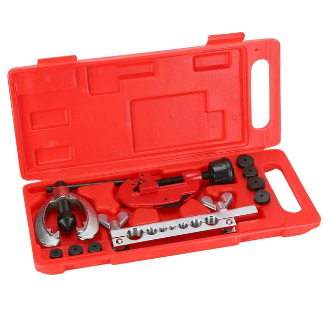 Flaring Tool Kit,10Pcs Flaring Tool Kit Automotive Brake Tube Cutter Flaring Tool Set Dependable Performance