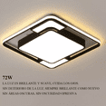 thumbnail image 2 of Lámpara De Techo Led Moderna Para Comedor Luz Tricromática negro, 2 of 5