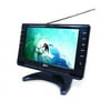 LCD TV & ATSC Tuner, Rechargeable Battery - 9 in.