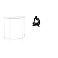 thumbnail image 1 of Mesita de noche de acrílico,Mesa auxiliar de acrílico transparente Mesa auxiliar transparente en capas,Figura de lector abstracto,Estatua de pensador, 1 of 8