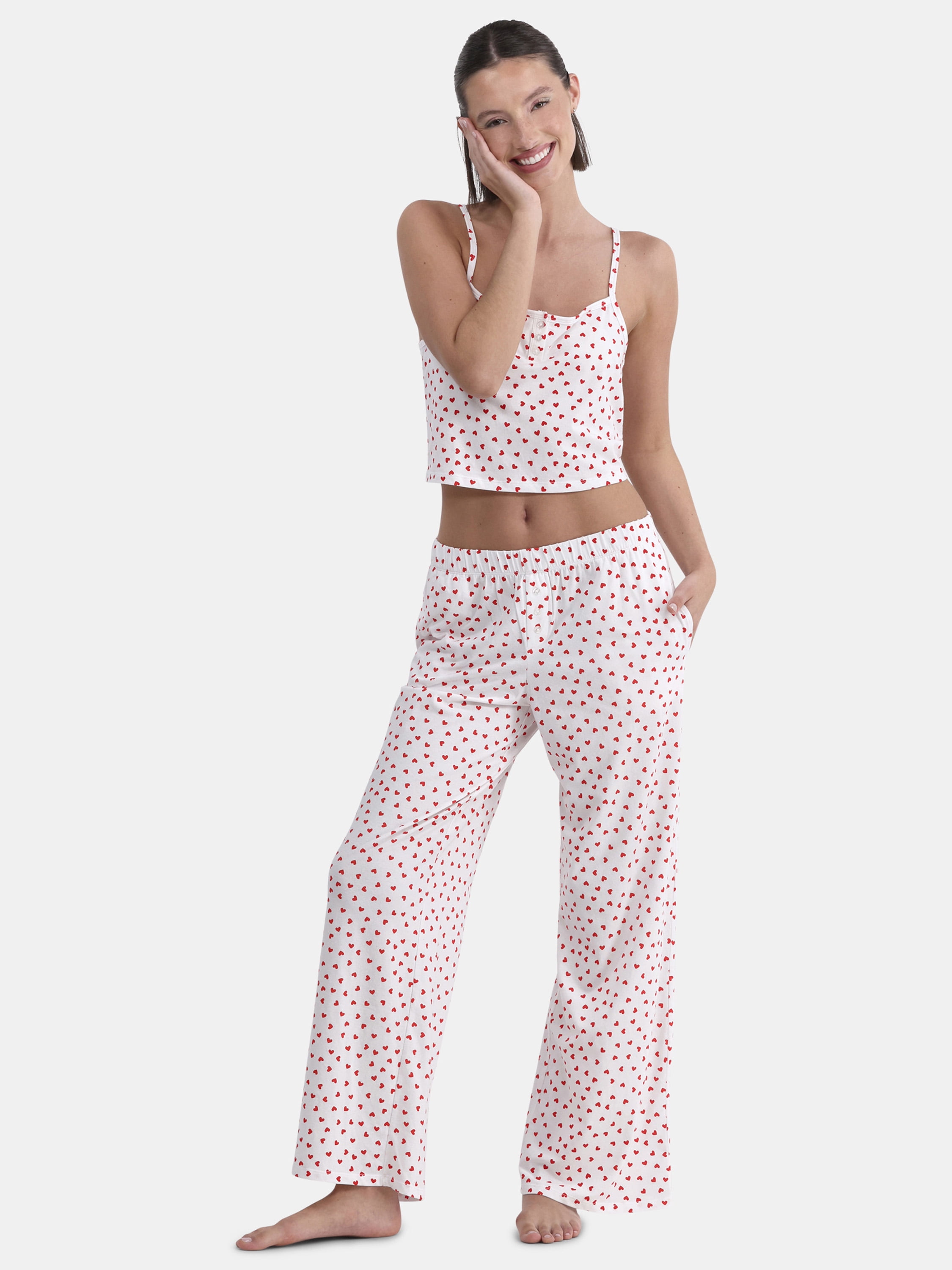 No Boundaries Jersey Sleep Pants, 30” Inseam, Women’s