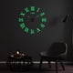 thumbnail image 2 of s de reloj de pared sin marco luminosas modernas con números Reloj de pared de pared s 3D decorativas para la, 2 of 8