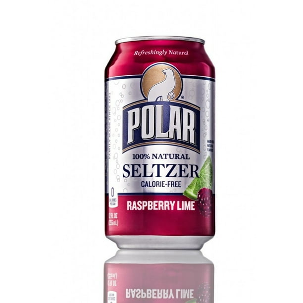 Polar Raspberry Lime Seltzer 12 oz Cans Pack of 24