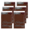 thumbnail image 2 of Brown 6 Pack Premium Disposable Plastic Tablecloth 84" Inch Round Table Cover By Grandipity, 2 of 7