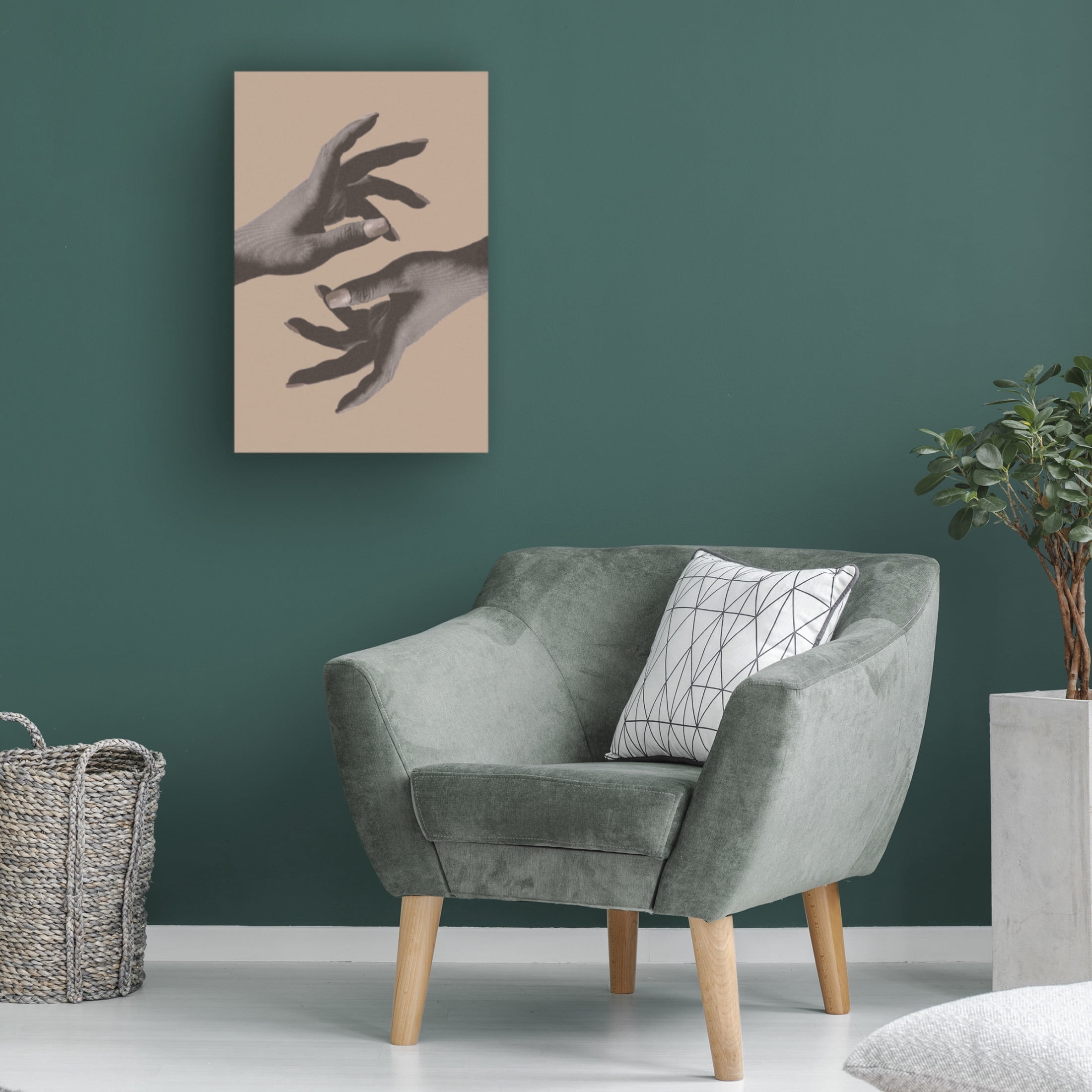 Pictufy Studio III 'Reaching No 3' Canvas Art - 22 x 32 Inches
