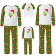 thumbnail image 1 of Conjuntos de pijamas navideños familiares a juego Grinch 2024, pijama de Grinch con parte superior y pantalones de pijama a cuadros, pijama de Grinch para niños y adultos para la familia, Mujer S, 1 of 4