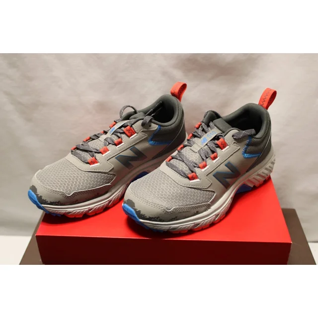 New Balance 510 V5 Men's Gray/Blue Size 7.5 Med MT510LG5 Trail Running Shoe NIB