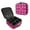 Dazzling, variant on Makeup Train Case with Adjustable Dividers,Cosmetic Bag Portable Portability Bag Case Gifts Digital Bows