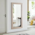 thumbnail image 3 of Naomi Home Brenda Glam Beaded Floor Mirror-Finish:Rose Gold, 3 of 10
