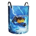 thumbnail image 2 of Ninjago Large Laundry Basket With Handle, Collapsible Laundry Hamper, Dirty Clothes Storage Basket For Living Room, Bathroom, Bedroom, College Dorm, 2 of 8