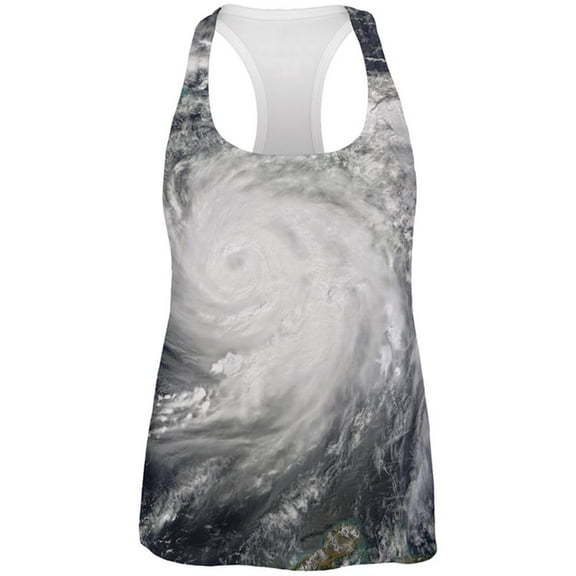 Halloween Gulf Coast Hurricane Costume All Over Womens Work Out Tank Top Multi MD