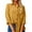 Yellow, variant on Women Blouses Solid Color Shirt Lapel Long Sleeve Drop Shoulder With Pockets S Womens Summer Tops Outwear,Yellow,M