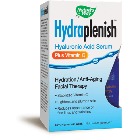 Nature's Way Hydraplenish Hyaluronic Acid Serum Plus Vitamin C 1 fl oz