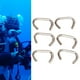 thumbnail image 3 of Paquete de 6 hebillas de gancho en forma de C, hebilla de clip de gancho de acero inoxidable para buceo diámetro del alambre 3 mm, 3 of 9