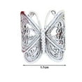thumbnail image 6 of soumake Women's Elegant Hypoallergenic Vintage Carved Butterfly Ring, 6 of 8