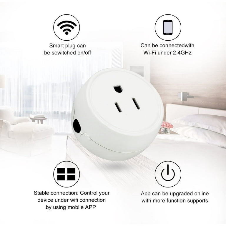 TORK Smart Plug Indoor Wi-Fi 3-Prong Single Outlet Plug Alexa/Asst  Compatible, Remote Access, Multi Control and Schedule WFIP1 - The Home Depot