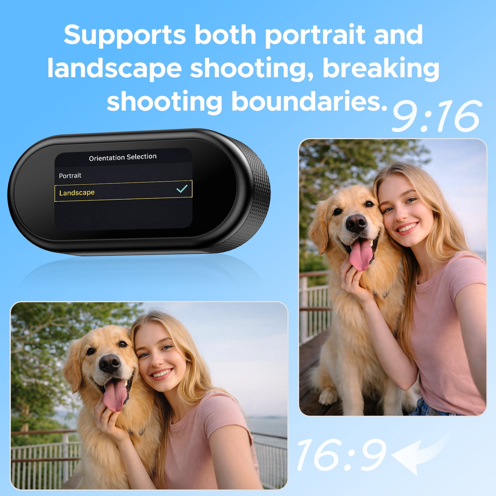 Campark Thumb Actioncam 4K POV Camera Mini Body Cam for Vlogging Travel with Magnetic Mount