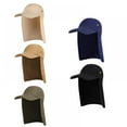 thumbnail image 4 of Mens UPF 50+ Sun Cap Fishing Hat Baseball Cap with Face Neck Cover Flap, 4 of 8