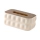 thumbnail image 5 of Servilletero decorativo moderno, caja organizadora de pañuelos rectangular para hotel Blanco, 5 of 7