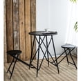 thumbnail image 3 of 32.3" Tall Black Iron Decor Set - Stowable for Storage - Home Gathering Spaces - Add Elegance to Home, 3 of 7