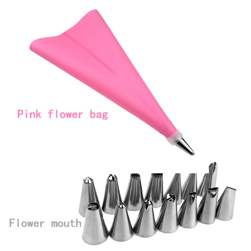 Cake Decorating Kit Supplies Set Tools Piping Tips Pastry Icing Bags Nozzles Hot