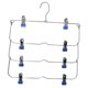 thumbnail image 1 of Colgador de de 4 niveles, organizador de armario, estante, plegable, azul Sunnimix Organizador de Faldas y Pantalones, 1 of 8