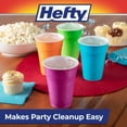thumbnail image 3 of Hefty Party On! Plastic Cups - 16 oz - 100 ct, 3 of 3