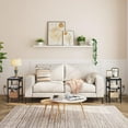thumbnail image 4 of HOOBRO 3-Tier 15" End Table with USB Port & Adjustable Shelves Living Room Brown BB112BZ01, 4 of 10