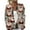 Beige, variant on Tiweut Womens Casual Cardigans Christmas Santa Snowflake Graphic Button Down Cozy Fall Winter Holiday Long Sleeve Loose Fit Outwear Tops Grey,S