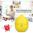 Timer, Lemon Kitchen Timer, Lemon Shape Mechanical Timer, Abs Kitchen