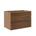thumbnail image 2 of Modway Render 30" Wall-Mount Bathroom Vanity Cabinet (Sink Basin Not Included) in Walnut, 2 of 10