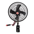 thumbnail image 2 of Ventilador De Refrigeración Para Coche De 8 Pulgadas, Soporte De Metal Negro Para Coche, Camión, SUV, RV, Barco, Ventilador Silencioso Con Tecnología De Reducción De Ruido Para, 2 of 7