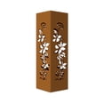 thumbnail image 2 of Rusty Metal Garden Column, 15.7 inches Garden Column Rust Steel Statue without Lid, Modern Garden Sculpture, Metal Patio Landscape Decor, Art Column for Lawn, Porch, Backyard Decoration, Style E, 2 of 9