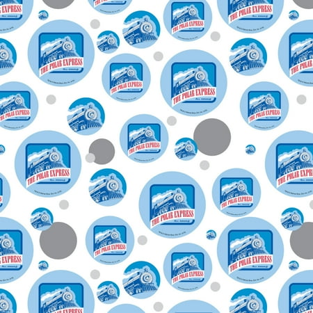 The Polar Express All Aboard Premium Gift Wrap Wrapping Paper Roll