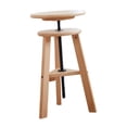 thumbnail image 3 of koolsoo Painting Stool Bar Stool Swivel Seat Stable Office Studio Stool for Gallery Wood, 3 of 9