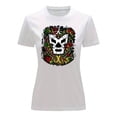 thumbnail image 3 of Playera Blusa Con Impresion De Luchador Fiestas Patrias Mexico Septiembre Color Blanco Talla Grande Marca Emil SaEs, 3 of 4