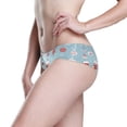 thumbnail image 3 of IAUYY Seamless Women Underwear Thongs ,XX-Large No Show Ladies Thong-No Line Workout Breathable Comfortable Panties Soft Christmas Background with Twinkling Stars, 3 of 6