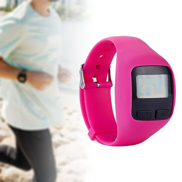 Reloj podometro Digital contador de pasos de calorias reloj deportivo pulsera podometro para correr para ninos ninas conteo de pasos deportivos