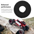 thumbnail image 4 of RC Car Tires, Wheel Hub Set Pressure Plastic RC Crawler Car Wheel Hub Kit Replacement with Tires for RC Car Racing Truck, 4 of 7