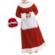 thumbnail image 2 of Disfraz de señora Claus el día anterior Vestido de señora Claus para festival Fiesta de Halloween S, 2 of 10
