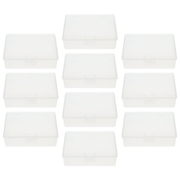 Transparent ABS Battery Storage Box for Household Use with Durable Craftsmanship 10 Pieces