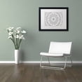thumbnail image 3 of Trademark Fine Art "Flower Mandala" Canvas Art by Hello Angel, White Matte, Black Frame, 3 of 4