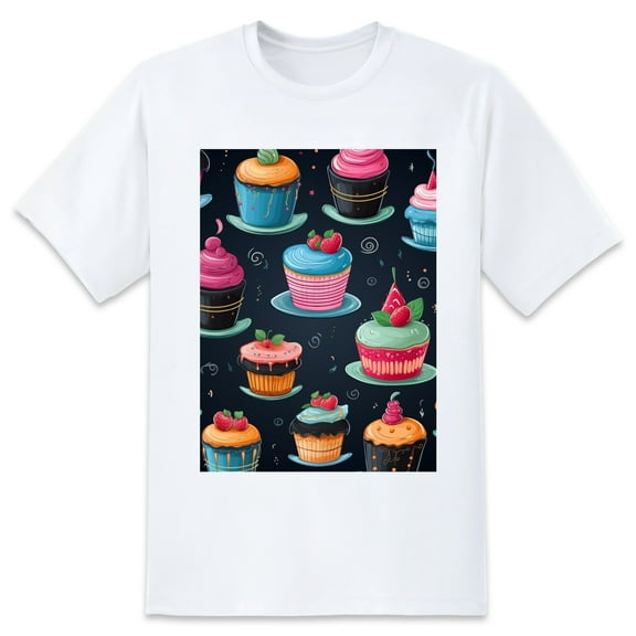 Oversize Blouse For WomenCake Loose Fit Summer Casual Tees -XL