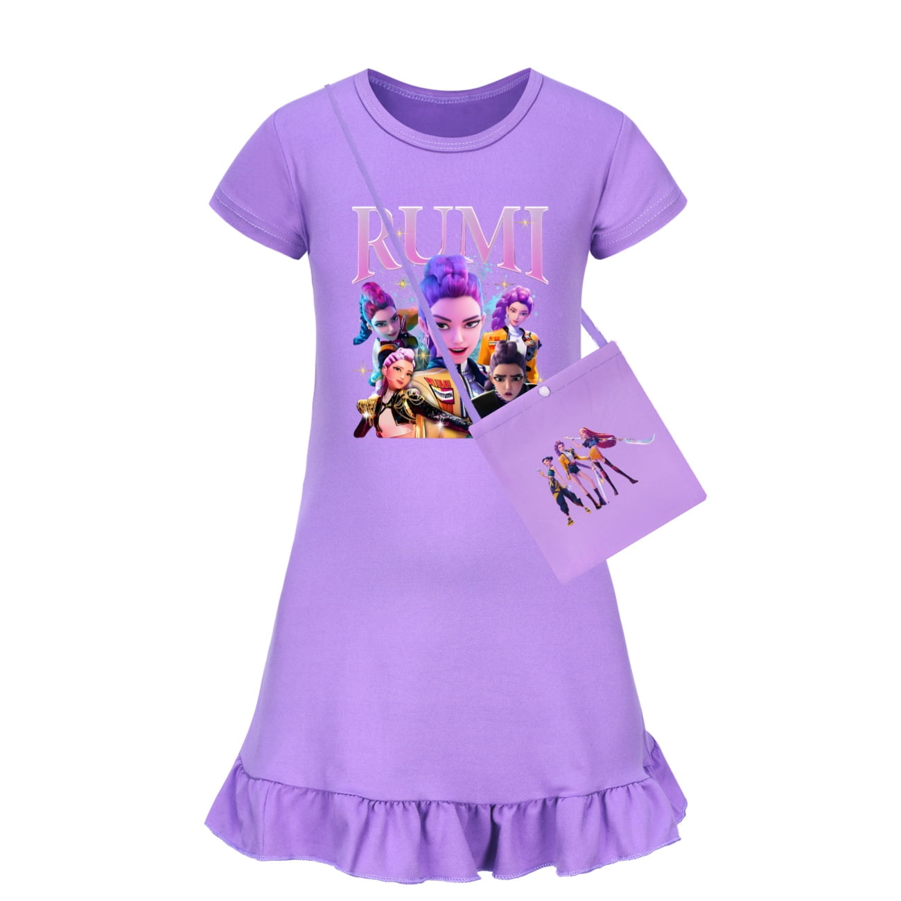 Ensemble 2 Pièces Pyjama Pour Garçons Et Filles K Pop De-mon Hunters